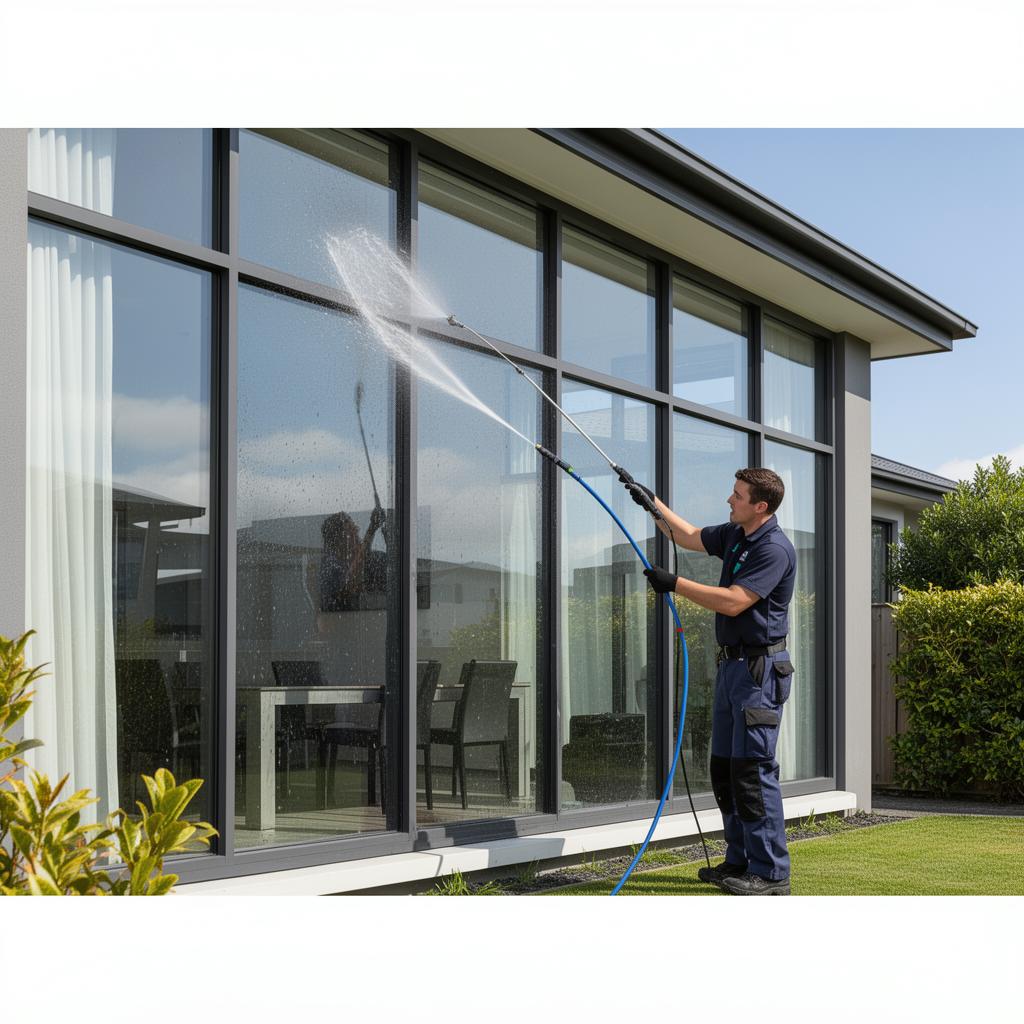 Window Washing by QP Building Wash